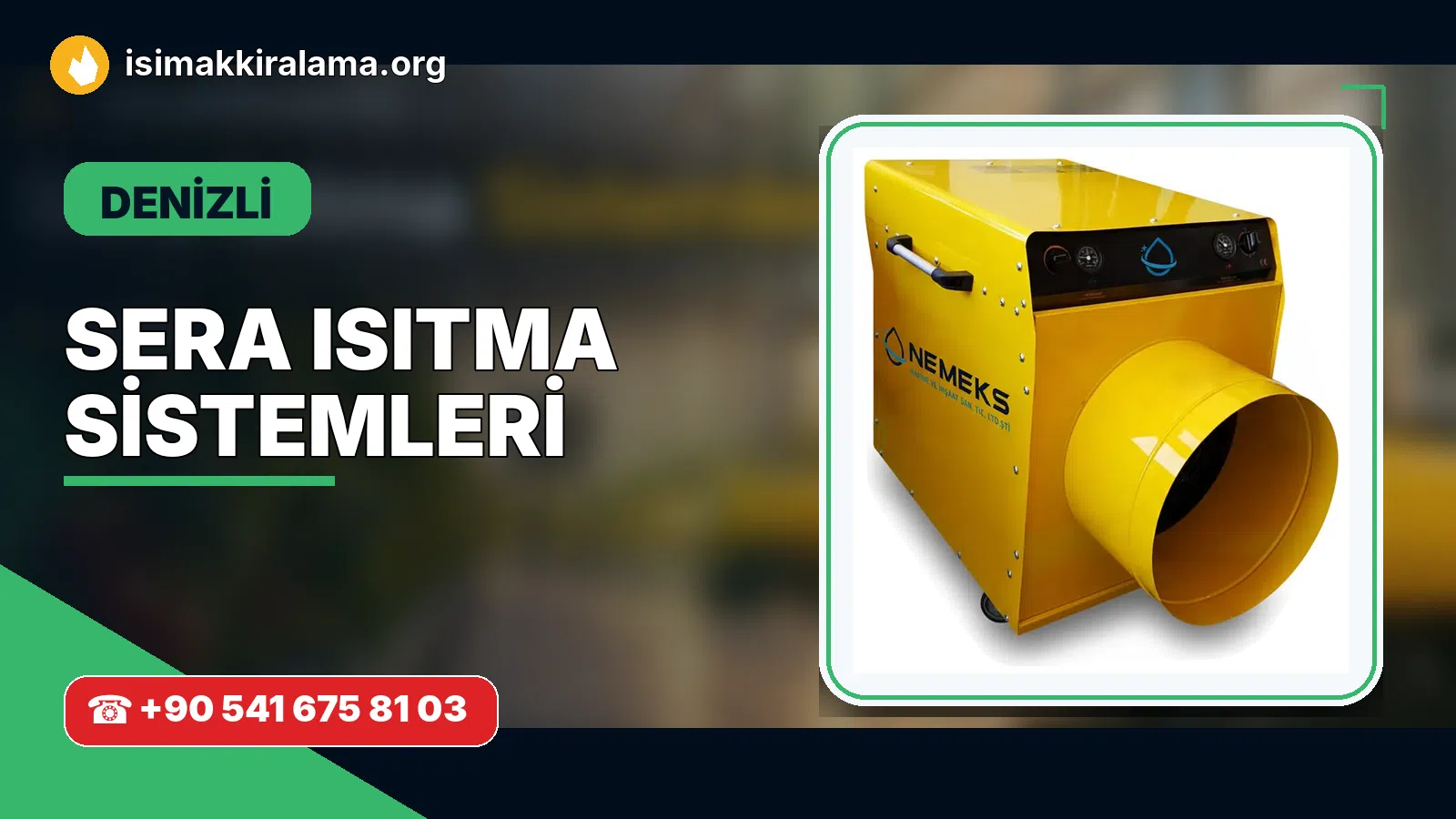 Denizli sera ısıtma sistemleri uygulama ve cihaz planlaması