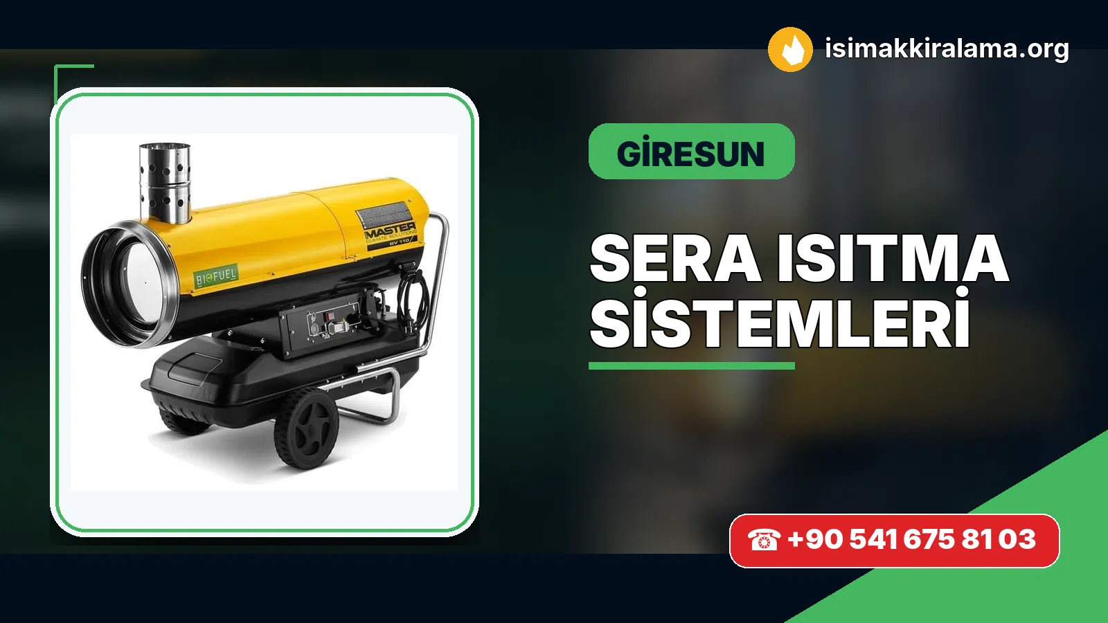 Giresun sera ısıtma sistemleri uygulama ve cihaz planlaması